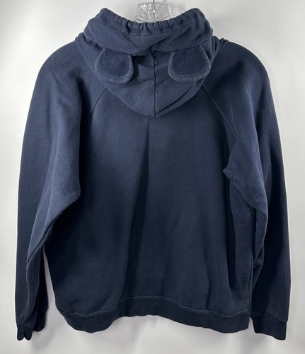 VTG Care Bears Navy Blue Pullover Hoodie With Ears Sleepy Hollow Womens Sz Small - Picture 9 of 10