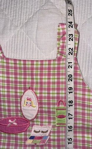 THE BAILEY BOYS Girls Pink & Green Embroidered Sundress Made In USA RN 85534 - Picture 7 of 8
