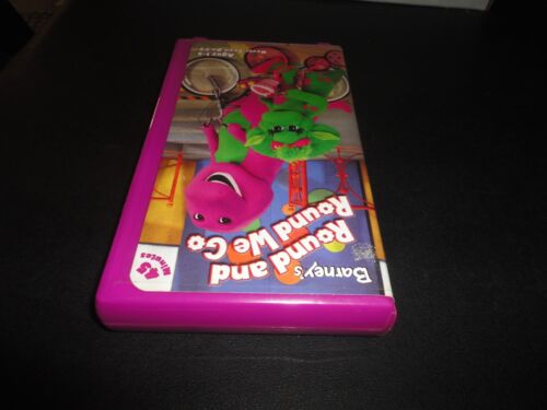 Barney : Barney's Round And Round We Go (VHS, 2002) Purple Dinosaur Kids Rare - Picture 4 of 4