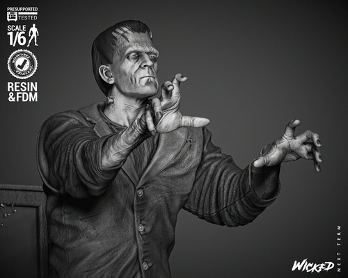 Frankenstein Sculpture(300mm) /3D Printed/Unassembled/Unpainted/GK/Wicked - Bild 4 von 15