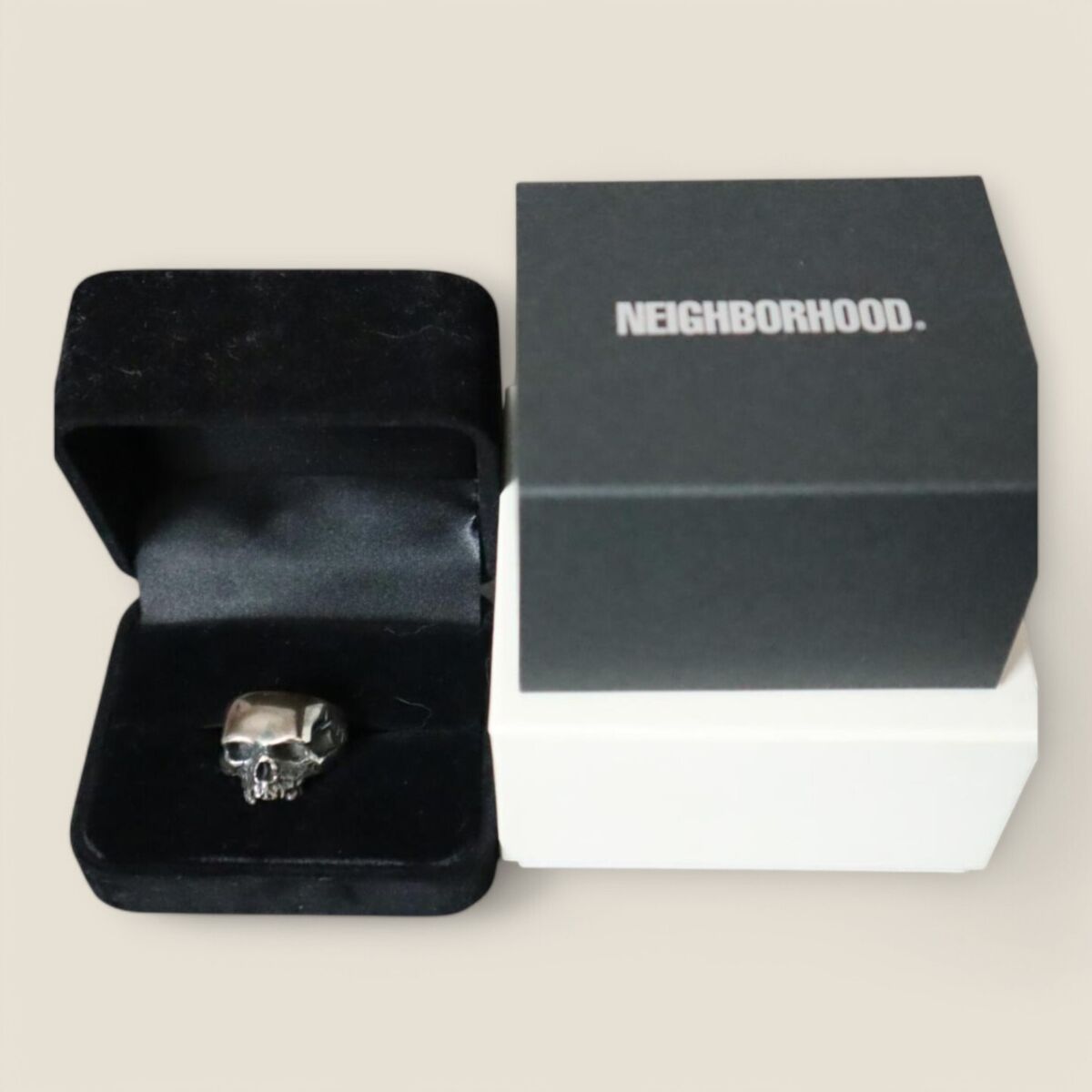 neighborhood ネイバーフッド SKULL RING F.T.W メンズ