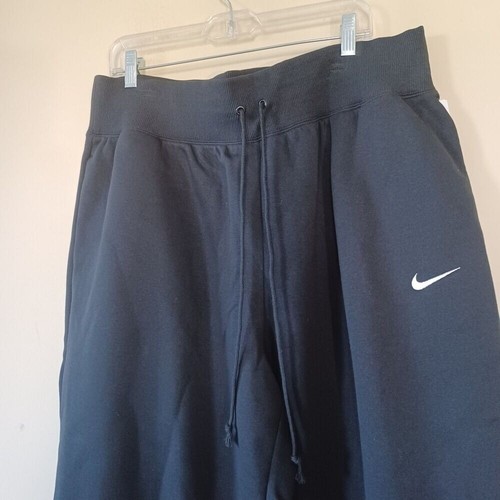 Nike 2X Sweatpant Cropped Wide Leg High Waist Sportswear Phoenix Fleece $70 New - Picture 7 of 8