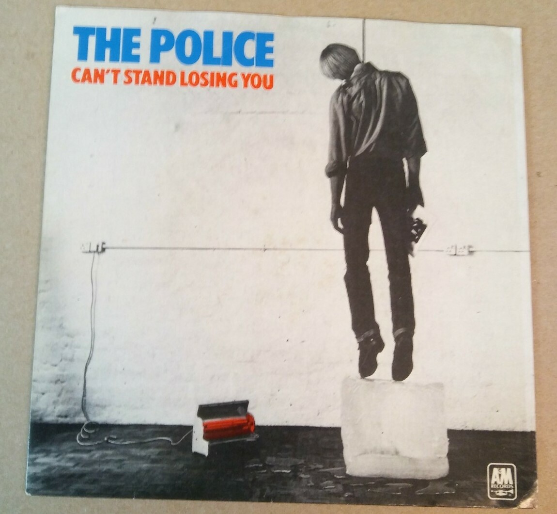 UK Import! POLICE 45 Can't Stand Losing You *BLUE MARBLE Vinyl