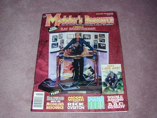 Modeler's Resource Magazin # 14, Ray Harryhausen, Rick Overton, Hap's Lava Ape