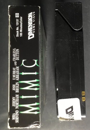 Mimic VHS Great Condition HORROR Gore Mira Sorvino - Picture 5 of 6