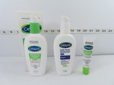 (LOT OF 3) CETAPHIL DAILY HYDRATING LOTION, NIGHT-TIME & EYE CREAM *NO BOX*