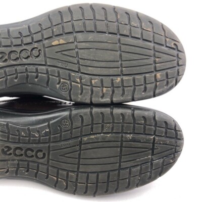Ecco Fusion II Brown Leather Tie Moc Toe Casual Oxfords EUR  display picture 1