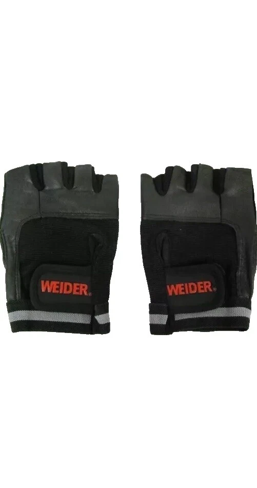Guantes de fitness Weider, correas y Ganchos