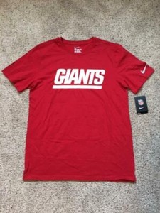 YORK GIANTS RED ATHLETIC CUT T SHIRT Nike NFL New York Giants Crackle