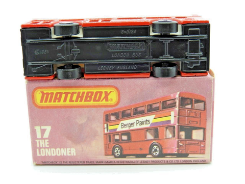 Matchbox Superfast No.17 Londoner Doppeldecker Bus Laker Skytrain MIB 1982 - Bild 10 von 10
