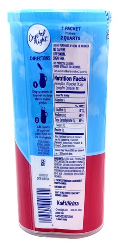 Crystal Light Raspberry Lemonade Drink Mix, 1.8 Ounce - Picture 2 of 3