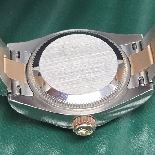 Rolex Datejust 18k Rose Gold/Steel Pink Dial Ladies 26mm Ref. 15428 Full Set  - Picture 9 of 12