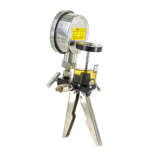 Y060 1 PC NEW Portable Handheld Hydraulic Pressure Gauge Calibrator Test Pump - Picture 2 of 6