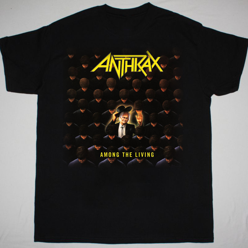 Anthrax Among The Living T-shirt Tee Short Sleeve S to 5XL Anthrax Among The Living T-shirt Tee Short Sleeve S to 5XL