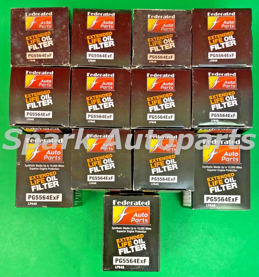 New Lot of 13 Engine Synthetic Oil Filters FEDERATED PG5564EXF For BMW, CH10530 Foto 3 de 3