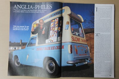Original CSC 2000 mag article: FORD ANGLIA 105E Ice-Cream Van and other Anglia's