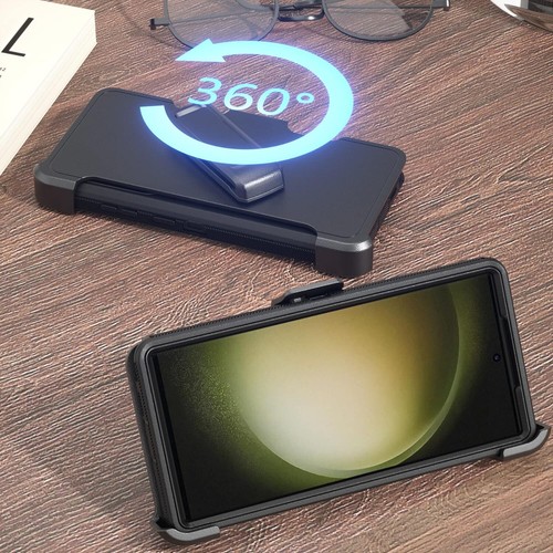 Coque téléphone pour Samsung Galaxy S23 Ultra/S23 FE/S22 S21 S20 + écran en verre - Photo 14 sur 60