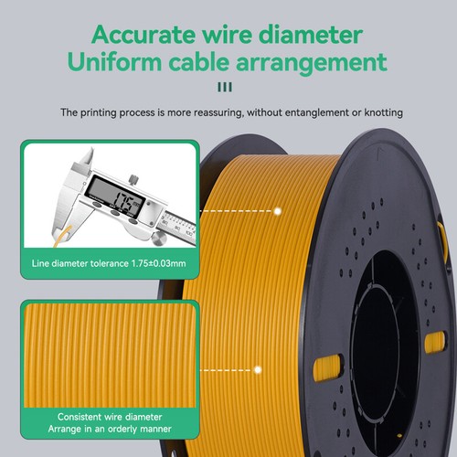 Kingroon 10KG PLA PETG Mate 1.75 mm Impresora 3D Filamento Alta Velocidad 1KG Carretes - Imagen 6 de 78