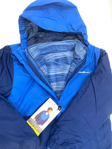 Eddie Bauer Youth Lone Peak Light Weight 3 in 1 Jacket Navy Blue Size Small 7/8 - Picture 8 of 13
