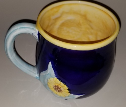 ~Large 3D Sunflower Coffee Mug~ 1988 The Haldon Group~ Vintage~ - Picture 3 of 12
