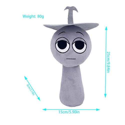 9.8" Horror Game Sprunki Plush Cartoon Soft Stuffed Pillow Dolls For Kid Toys - Picture 19 of 26