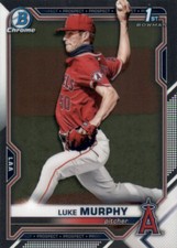 2021 Bowman Chrome Draft #BDC167 Luke Murphy