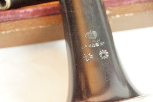 Vintage Jean Lambert Wood Clarinet Instrument Made in France with Carrying Case - Picture 2 of 6