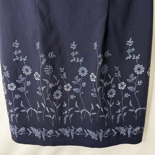 Vtg City Triangles 90's Y2K Mini Dress 9 Fairy Grunge Floral Square Neck Stretch - Picture 4 of 10