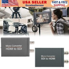 1080P SDI to HDTV Mini HD Video Micro Converter 1 to 2 Audio Format Detection