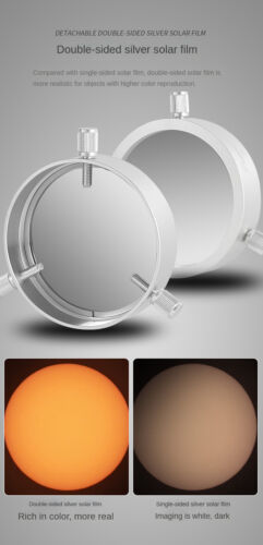 Astronomical Telescope Camera Adjustable Solar Filter Film 5.0 for Sun Observing - Picture 12 of 26