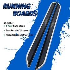Fits for BYD ATTO 3 2022-2025 Running Board Side Steps Pedal Nerf Bar Black 2PCS