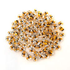 Dragonfly Murrine 33106-96 Orange Millefiori COE 96 Glacial Art Glass Fusing