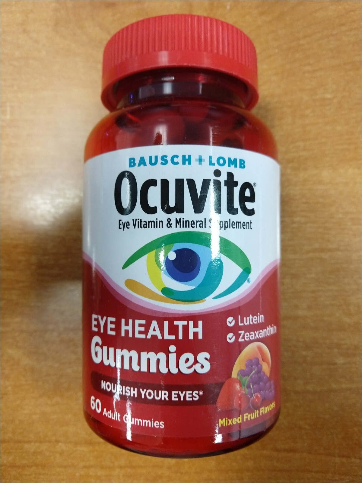 Bausch & Lomb Ocuvite Eye Health Gummies 60 Count NEW SEALED Exp 2/24