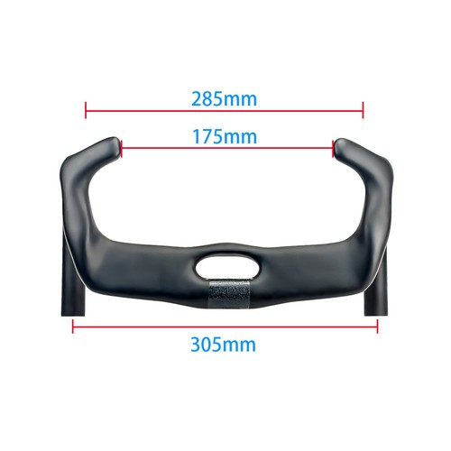BALUGOE Carbon Fiber Track Cycling Handlebar TT Bike Handle Bar 31.8mm UCI - Picture 14 of 14