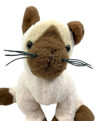 Ganz Webkinz Siamese Cat Plush Toy Stuffed Animal No Code HM160 Collectible Gift - Picture 2 of 9