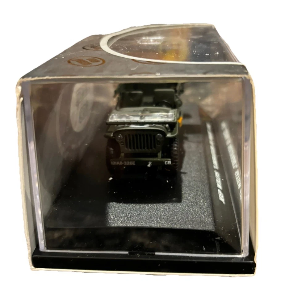 Maxi Car Jeep Willys Liberation De Paris 1944 Die Cast 1:43 Scale Military - image 4 of 4