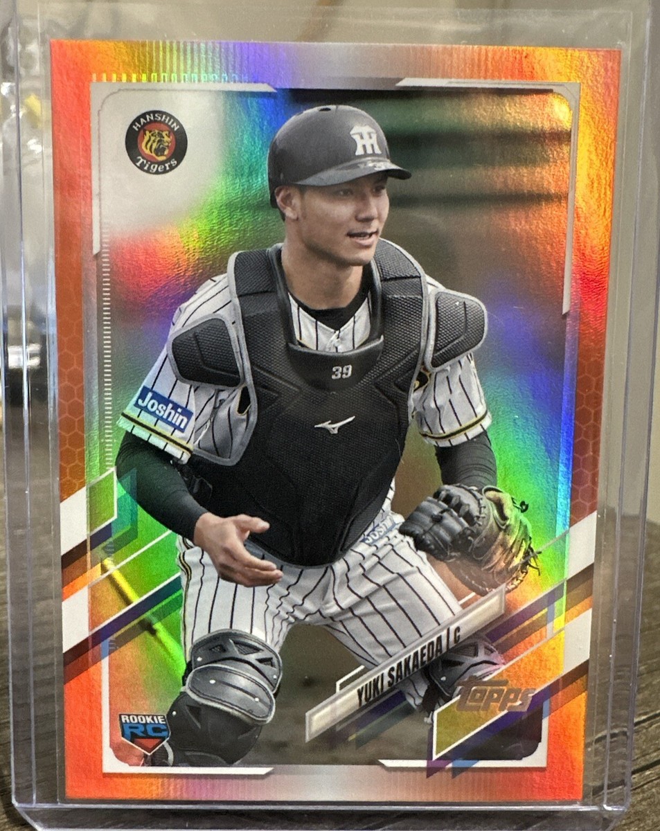 2021 Topps Nippon Pro Yuki Sakaeda RC Orange Foil #'d 15/25