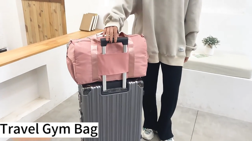 Large Capacity Dry Wet Separation Waterproof Sports Fitness Yoga Travel Bag - Video 1 of 1
