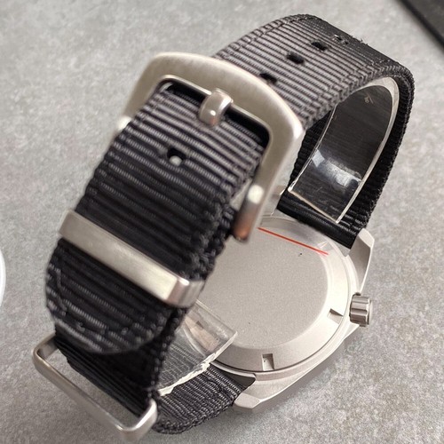 NH35 Military Field Watch Lume 200M Dive Wristwatch Men Sandblast Case 3.8 Crown - Picture 7 of 7