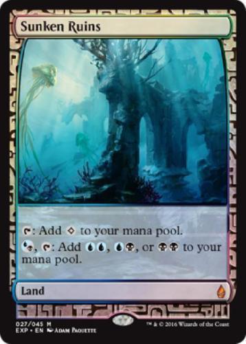 Ruines Englouties PREMIUM / FOIL Sunken Ruins - Zendikar Expeditions - Magic Mtg - Picture 1 of 1