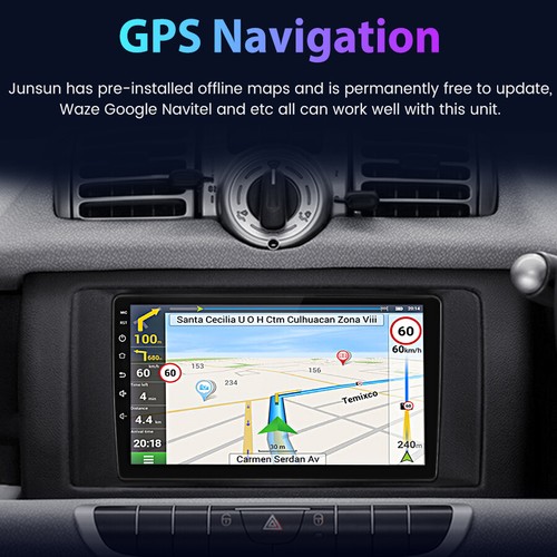 For Smart Fortwo 451 2010-2015 Carplay Android13 Car Radio Stereo GPS SAT NAV BT - Picture 4 of 11