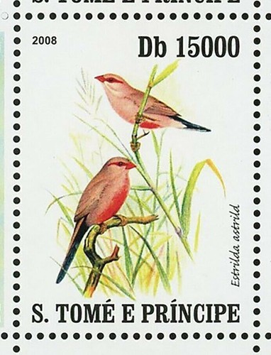 Birds of Sao Tome Stamp Euplectes Aureus Speirops Lugubris S/S MNH #3209-3222 - Picture 9 of 12