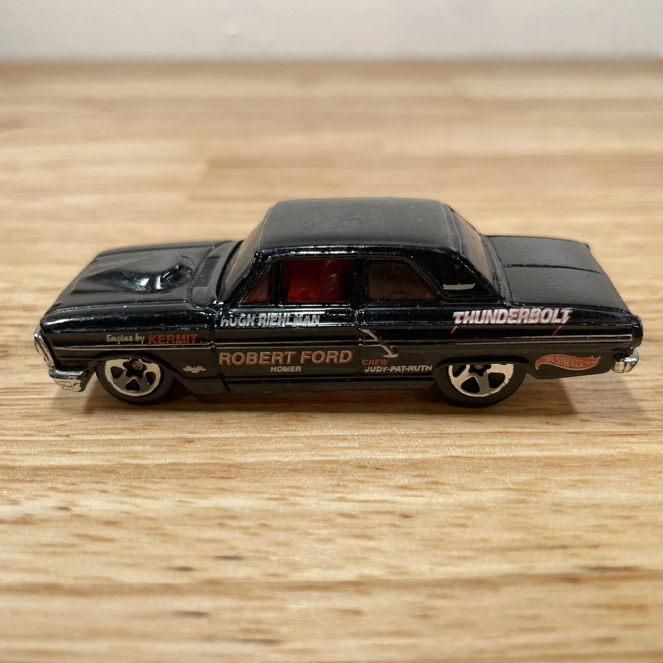 Hot Wheels VINTAGE 2001 First Edition Ford Thunderbolt Robert Ford Dragster - Image 2 of 4