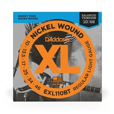 D'Addario 3 sets EXL110BT Balanced Tension Electric Guitar Strings .010-046