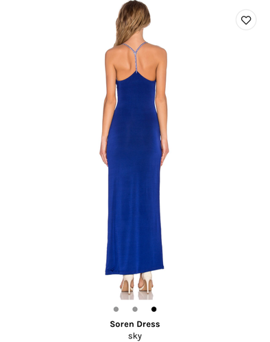 Sky Revolve brand XS royal blue maxi dress - Picture 3 of 8