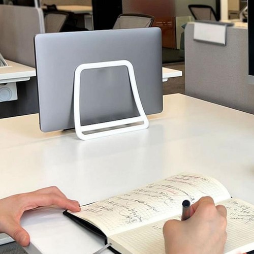 Vertical Laptop Stand - Holder - Adjustable Notebook Space Dock Saver Nice K8N0 - Afbeelding 8 van 15