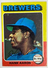 1975 Topps Baseball #660 Hank Aaron (VG)