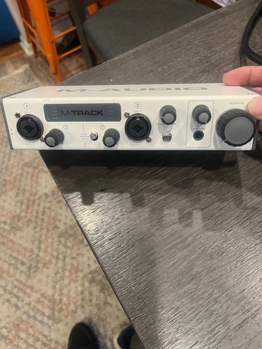 M-Audio M-Track II MK2 USB Audio Interface 2 Kanal weiß
