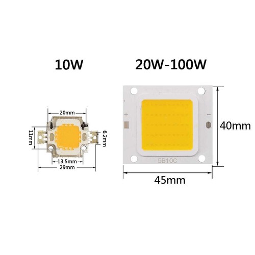 LED chip COB bead bulb 12V 36V DC 3W 5W 10W 20W 30W 50W 100W rgb smd flood light - Picture 8 of 17