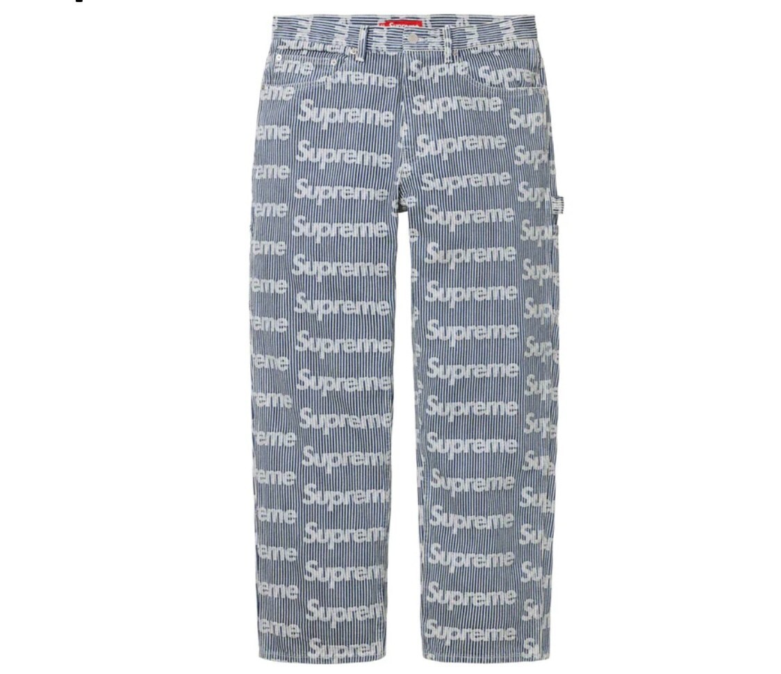 Supreme Denim Painter Pant Stripe 32 in Hand | eBay Supreme Denim Painter Pant Stripe 32 in Hand | eBay